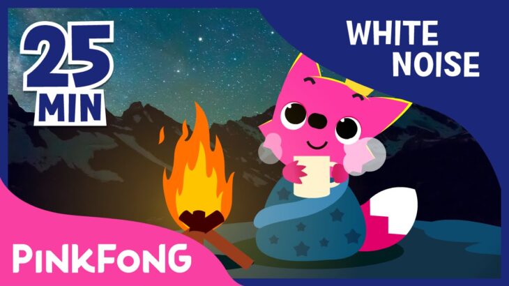 Bonfire Sound With PINKFONG | How To Sleep Better | White Noise | PINKFONG Songs for Children