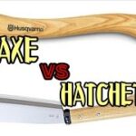 斧vs鉈　キャンプにおける使用シーン　AXE vs HATCHET  At the Camp