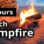 BEACH CAMPFIRE: “Campfire on a Beach” sleep sounds – Bonfire by the sea – RELAXATION & MEDITATION
