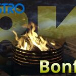 【8K キャンプ 焚火】 8K/4K UHD Camp Bonfire Campfire by the Japanese River Relaxing Fireplace  癒し/作業用BGM