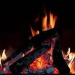 Relaxing Bonfire & Night Forest | Relaxing Sleep Music | Night Campfire Sounds 🔥
