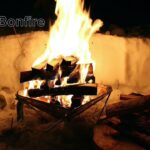 【Winter Bonfire】北海道の冬：焚き火：Japan winter