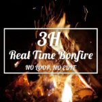 焚火 4K / 3H real time bonfire, like a fireplace by Takibi Film.