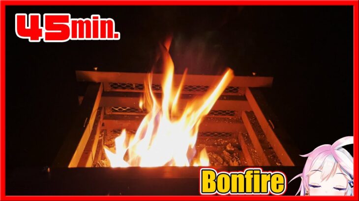 【睡眠導入・作業集中】焚き火・45分・Bonfire【ゲコゲコASMR】