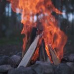 Long Flame Bonfire With Cracking Fire Sounds | Sleeping Sounds