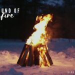 Calming sound of bonfire & real sound of nature. Sound for sleep. Study. Relax.