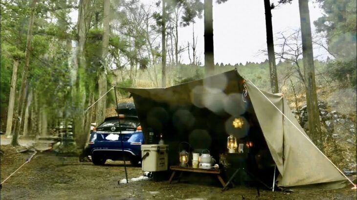 【2年で揃えたソロキャンプ道具】身長184cmが選ぶ焚き火テントは？